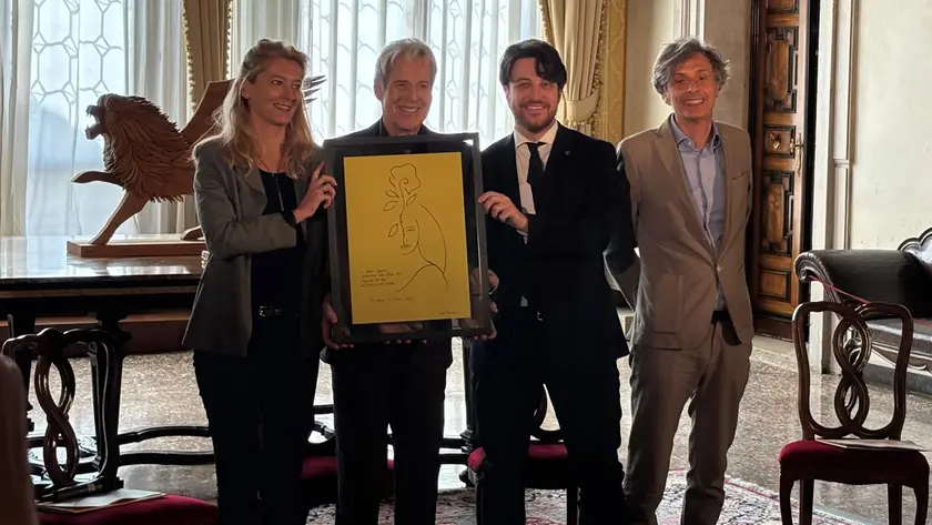 Il riconoscimento a Baglioni a Palazzo Balbi