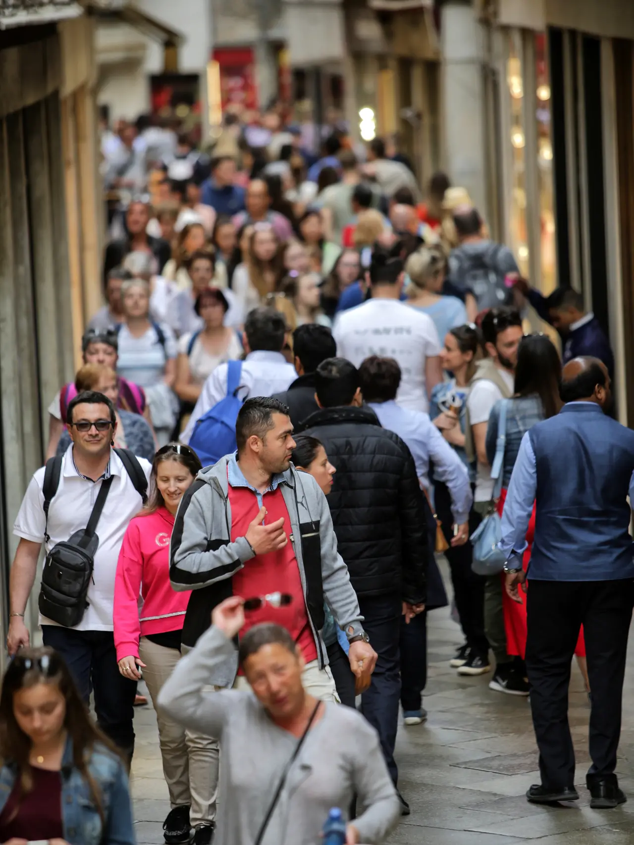 Turisti a Venezia durante il ponte di Pasqua
