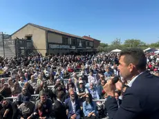 Il comizio di Roberto Vannacci, sabato 11 aprile a San Martino Buon Albergo, in provincia di Verona