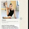 La foto della ballerina che accompagna il messaggio truffa