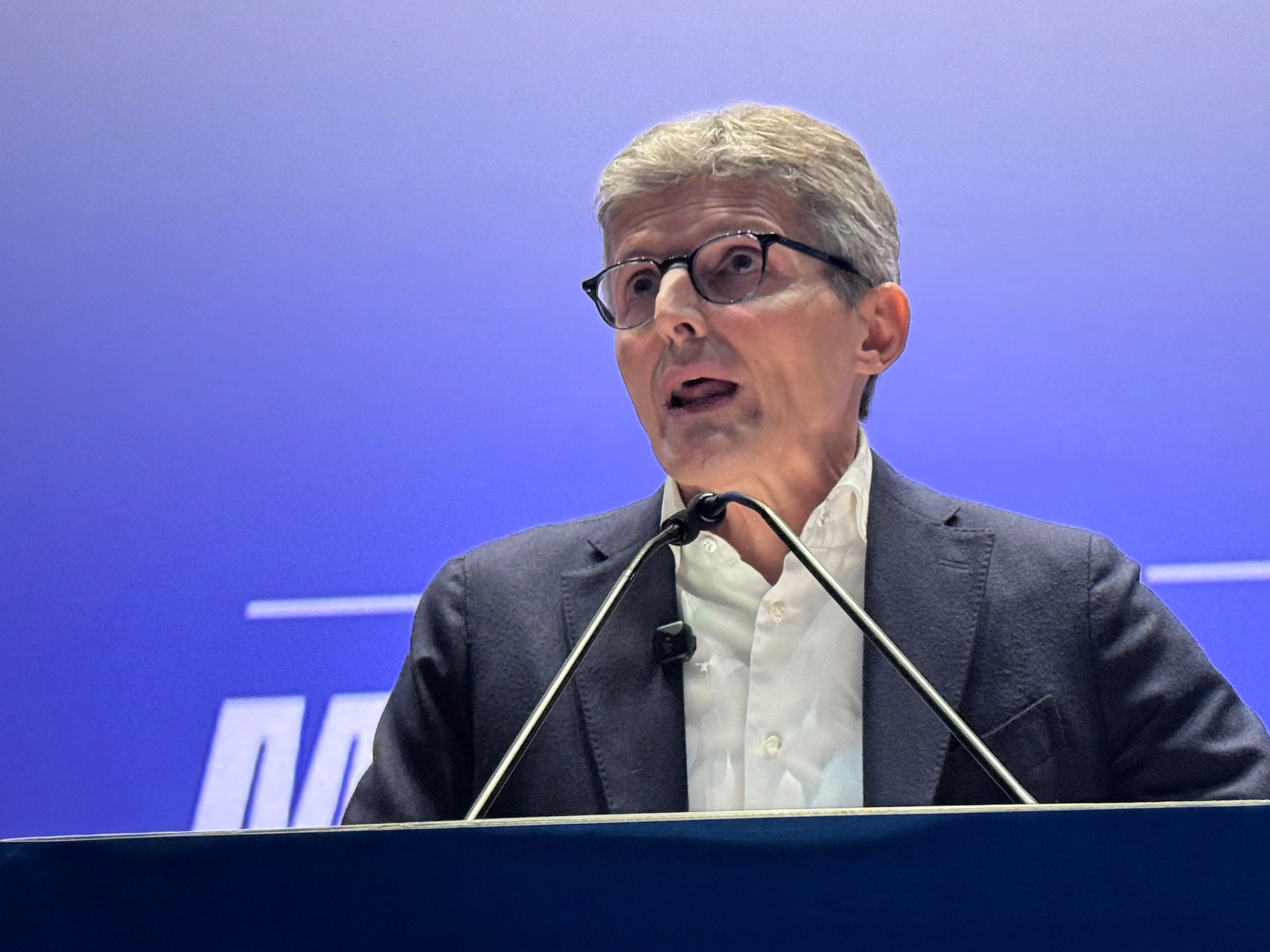 Andrea Martella, candidato a sindaco a Venezia per la coalizione di centrosinistra