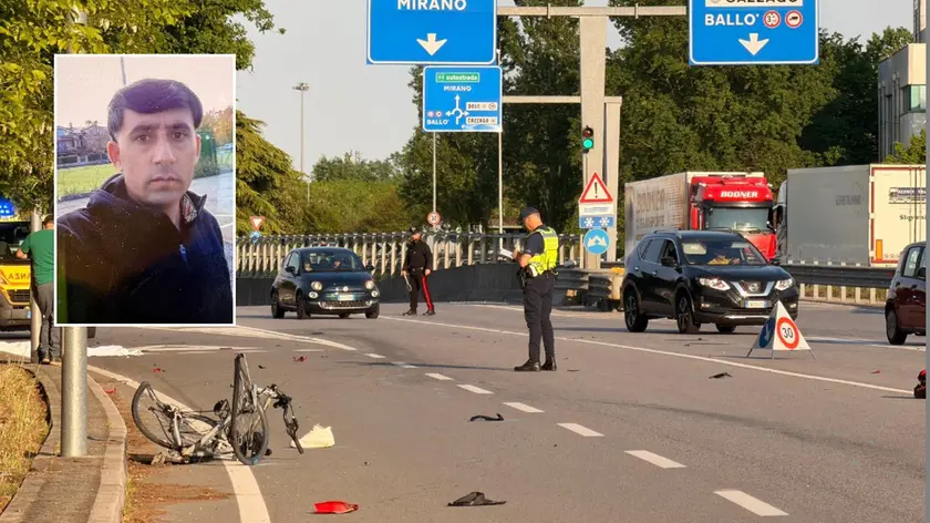 Muhammad Imran nella foto piccola. Foto incidente di Lorenzo Pòrcile