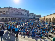 L'incontro tra i ragazzi e il Patriarca di Venezia