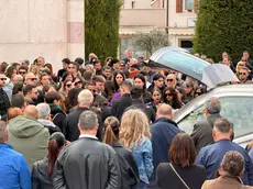 I funerali di Ketty Montagner (Foto Pòrcile)