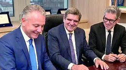 La firma dei documenti sull'accordo tra Considi e IC&Partners