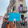 Una manifestazione cittadina per la residenza a Venezia