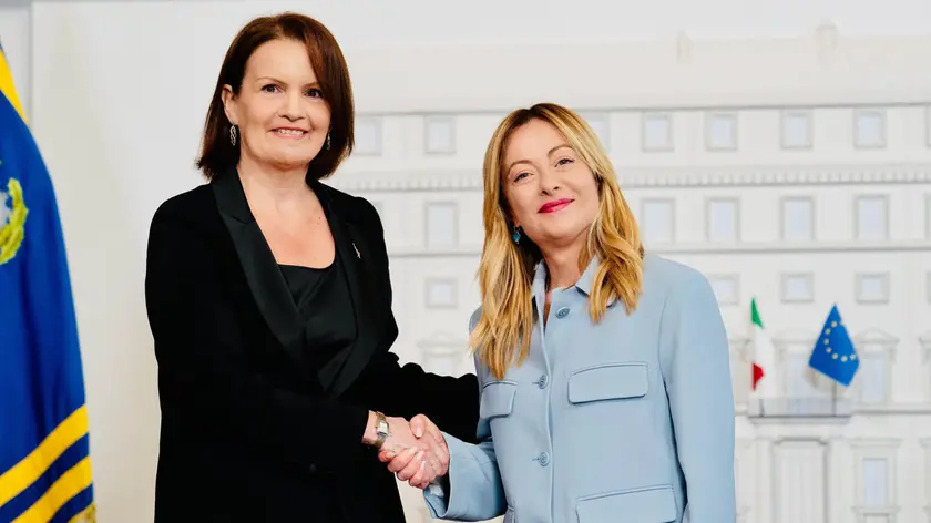 Mara Bizzotto con Giorgia Meloni
