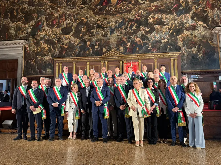 I rappresentanti delle amministrazioni comunali al Premio San Marco