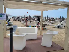 La smoking area a Jesolo