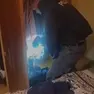 Il sopralluogo della polizia in casa della donna