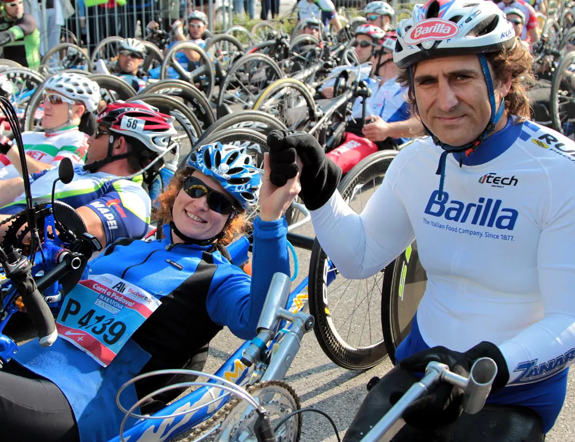 maratona del santo - sant'antonio duemiladieci IN FOTO FRANCESCA PORCELLATO E ALEX ZANARDI