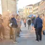 Tensione in piazza Ferretto