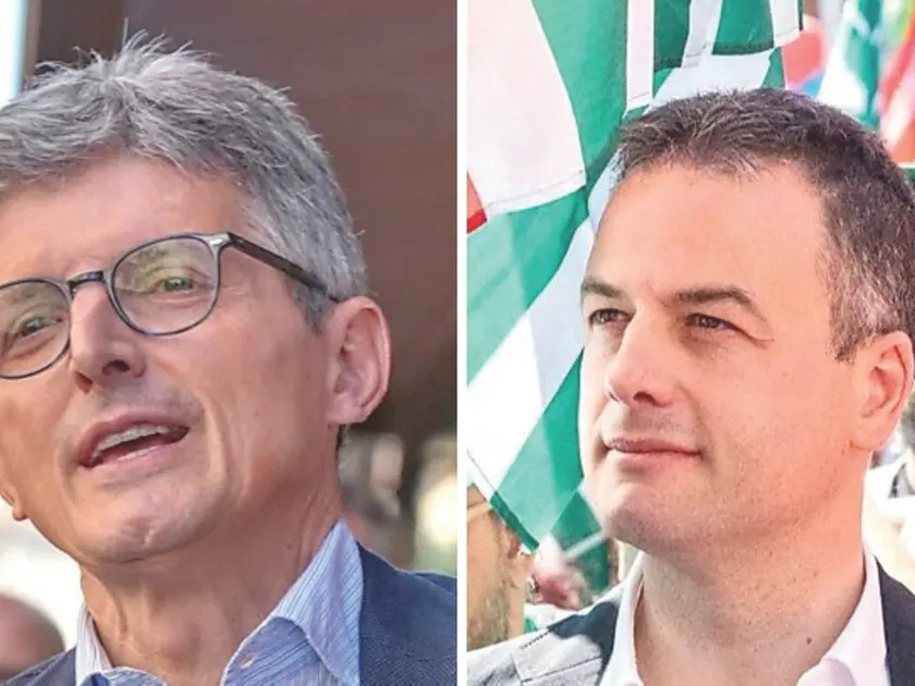 A sinistra Andrea Martella, a destra Simone Venturini
