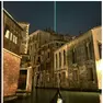 Il misterioso fascio di luce verde visto da Venezia