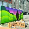 Una delle opere realizzate da Toni Gallo, Mister Clay e altri artisti della street art italiana e veneta