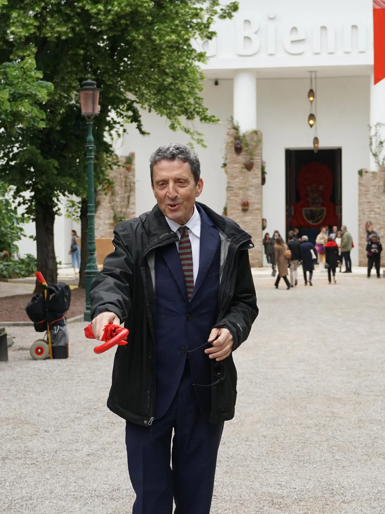 Il presidente della Biennale Pietrangelo Buttafuoco