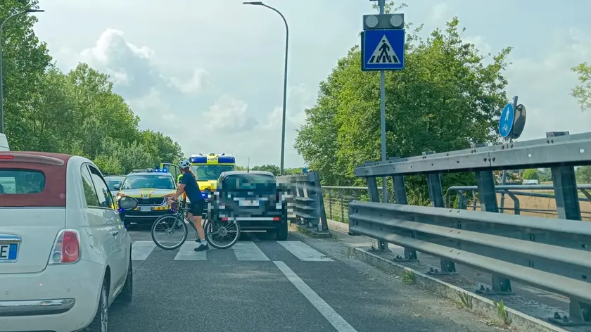 Il luogo in cui è avvenuto l'incidente a Fiesso