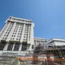Il cantiere fermo all'ospedale di Cattinara (Silvano)