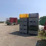Le casse per il radicchio che i braccianti avrebbero dovuto riempire dopo la raccolta in campo