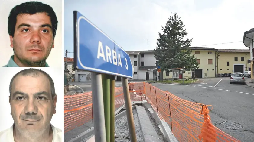 Pietro Gugliotta all’epoca dei fatti e in una foto recente ad Arba, dove abitava (foto Petrussi)