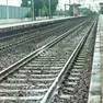 Il luogo in cui è stato investito l'uomo travolto dal treno
