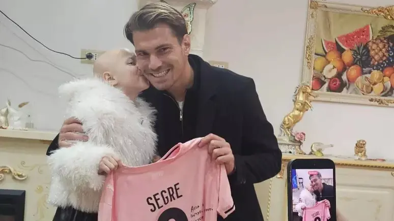 Alessia La Rosa con il centrocampista ex Venezia Jacopo Segre