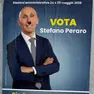 Il manifesto di Peraro deturpato durante la notte
