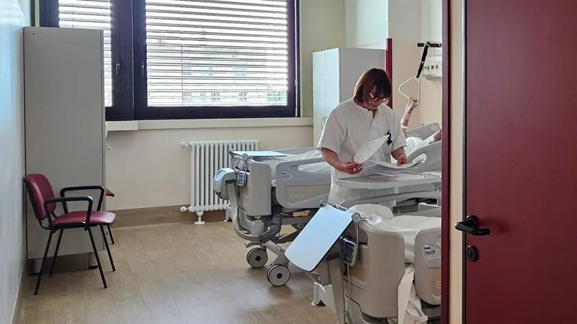 Una stanza del nuovo Ospedale di comunità a Noale