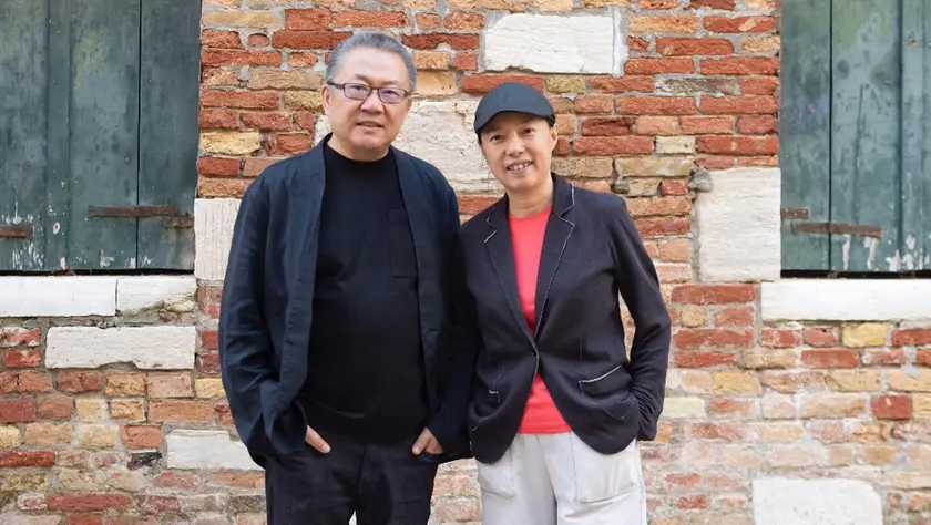 I curatori Wang Shu e Lu Wenyu