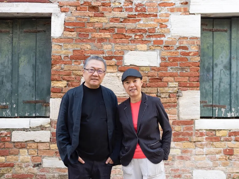 I curatori Wang Shu e Lu Wenyu