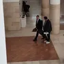 L’avvocato Ernesto De Toni con Francesco Saviane in tribunale a Padova