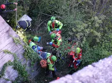 Un intervento del Soccorso alpino