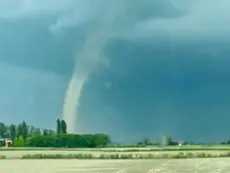 La violenta tromba d'aria che si è abbattuta nel rodigino a inizio maggio