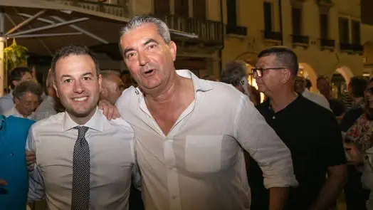 Francesco Tagliapietra (a destra) con Simone Venturini