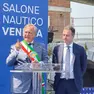 Brugnaro e Venturini all'inaugurazione del Salone Nautico