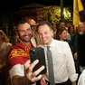 I festeggiamenti di Simone Venturini dopo l'elezione a sindaco di Venezia