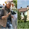 La vittima della rapina Gino Albaldo e la casa della coppia di anziani