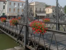 Uno dei 7 ponti mobili a Mira sul Naviglio del Brenta