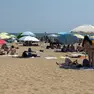 L’area della spiaggia dove è avvenuta la rissa