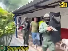Un fermo immagine dell’arresto del boss Dei Meneghetti