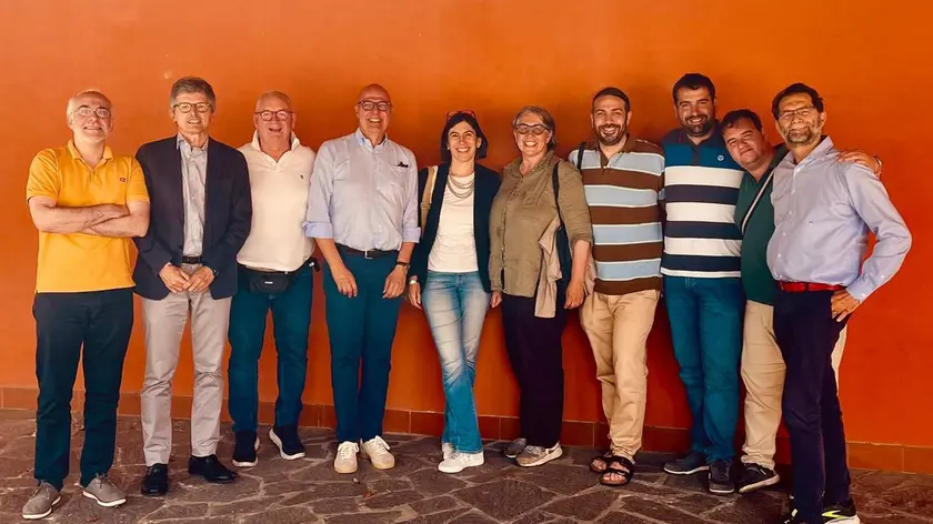 Andrea Martella con il gruppo dem veneziano