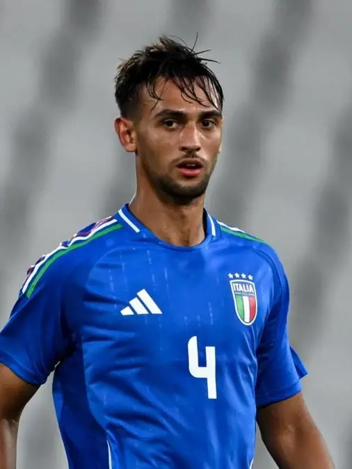 Fabio Chiarodia con la maglia azzurra