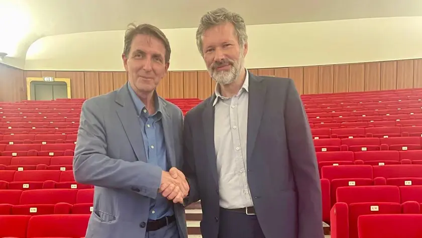 Alessandro Kirschner a destra con Elio Orio a sinistra