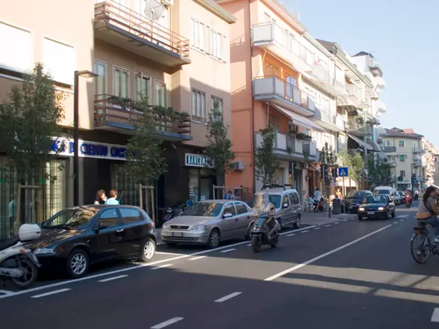 Uno scorcio di viale Venezia a Sottomarina