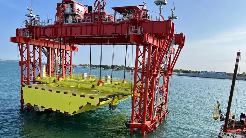 Il sistema delle paratoie a Punta Sabbioni