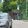 Lo sgombero della Nave di Altobello a Mestre (foto Pòrcile)
