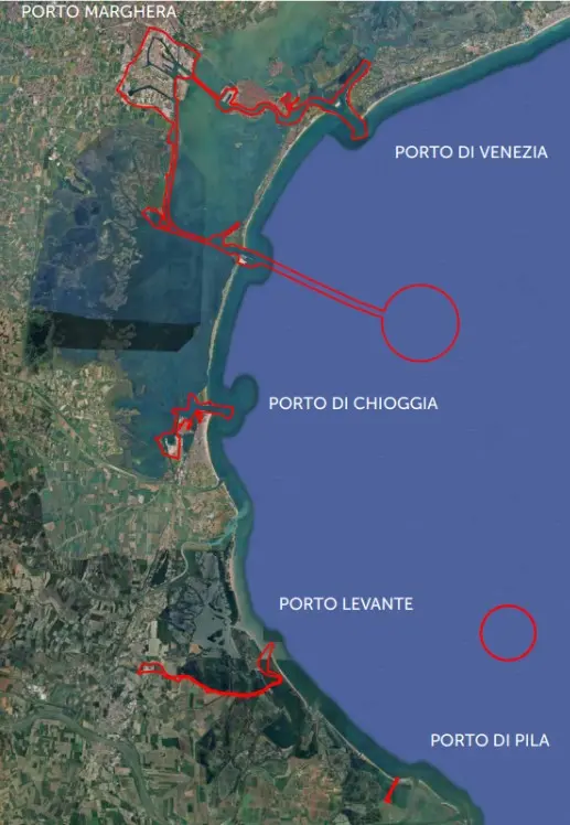 Il documento prevede aggiornamenti per le aree di Marghera, Chioggia, Porto Levante e Porto Pila
