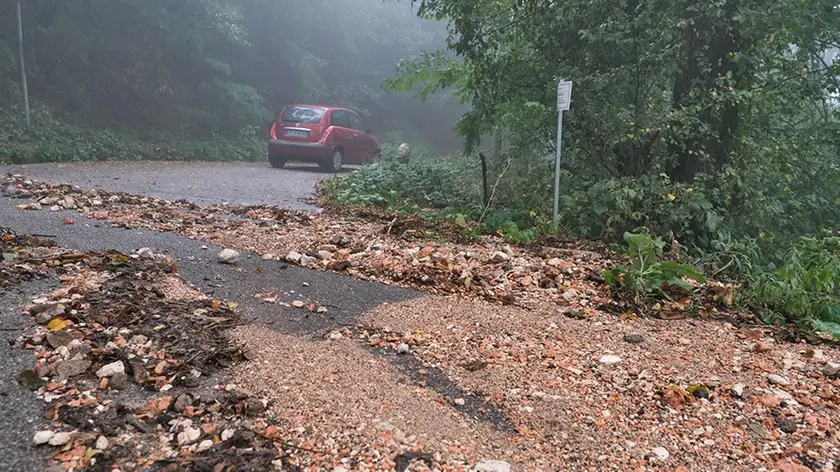Alcuni danni provocati dal maltempo a Teolo