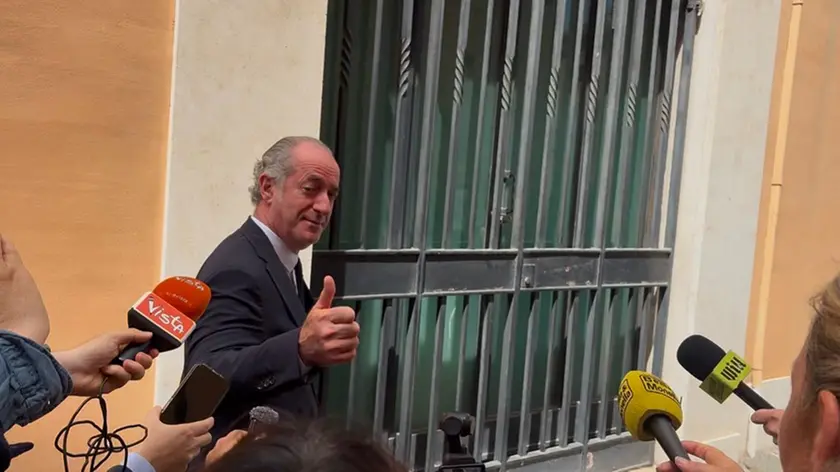 L'ex presidente della Regione Veneto Luca Zaia