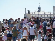 Turisti in centro storico a Venezia